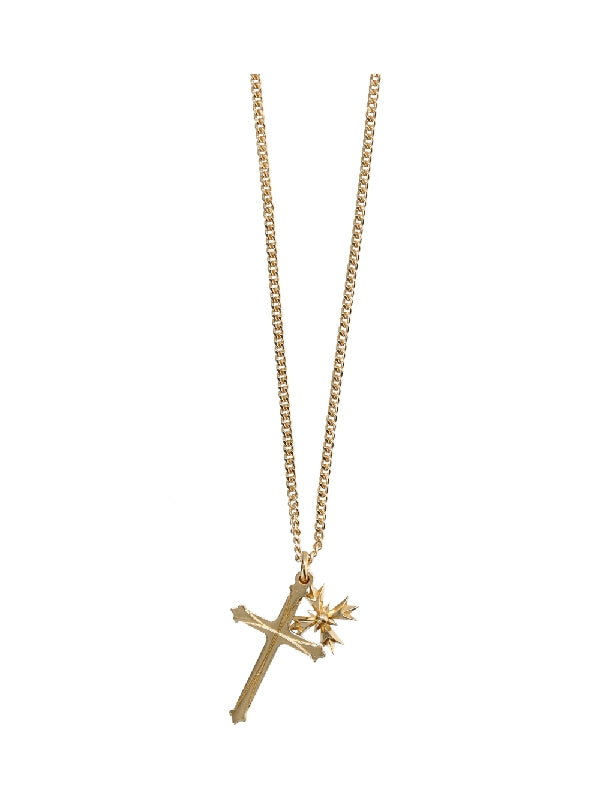 Cross Crest Pendant Necklace