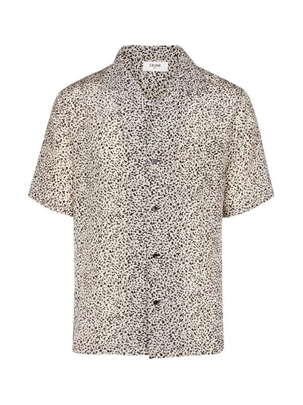 Animal Pattern Silk Shirt