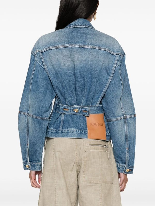 Veste Curved Denim Trucker Jacket
