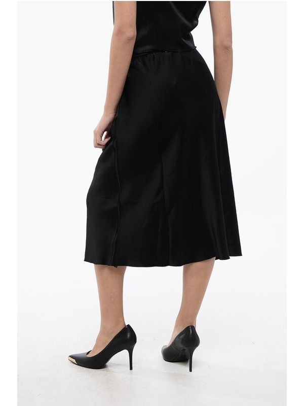 Zarina Banding Satin Skirt