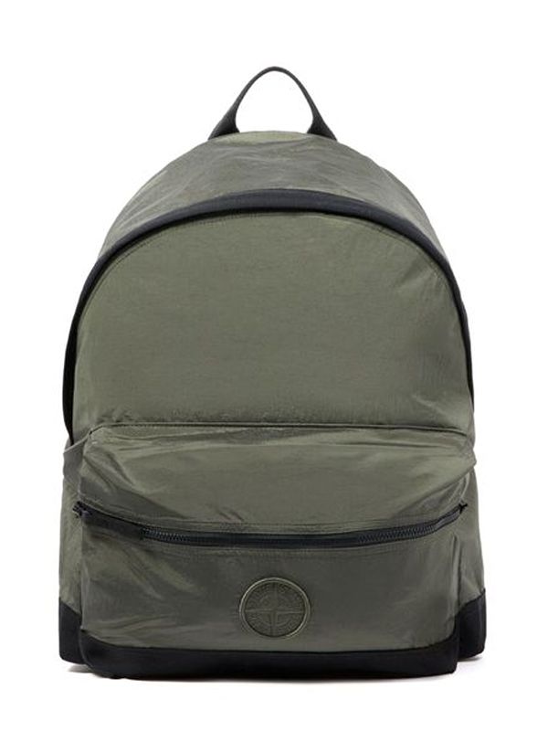 Compass Logo Metal Nylon Backpack