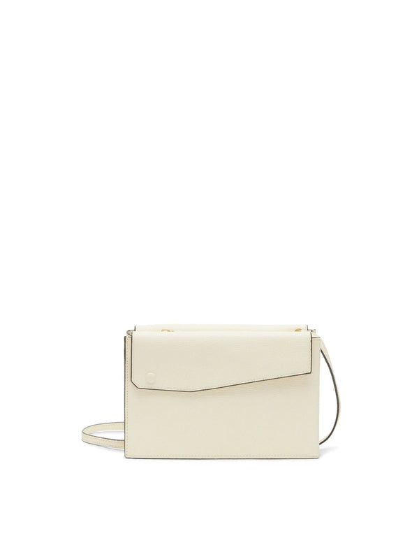 White Calfskin Shoulder Bag