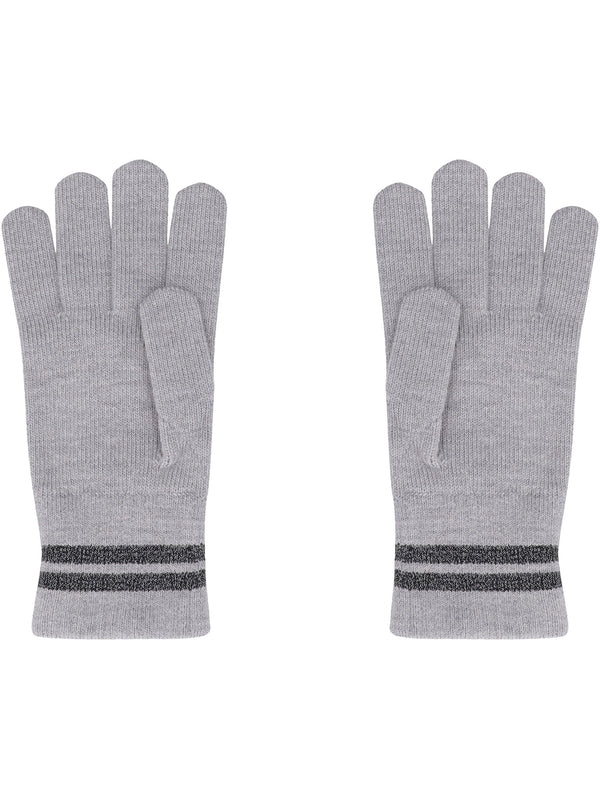 Logo Patch Wool Gloves