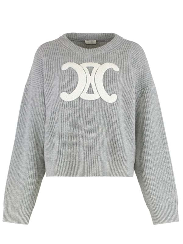 Triomphe Wool Grey Knit