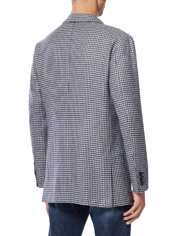 Houndstooth Cashmere Jacket