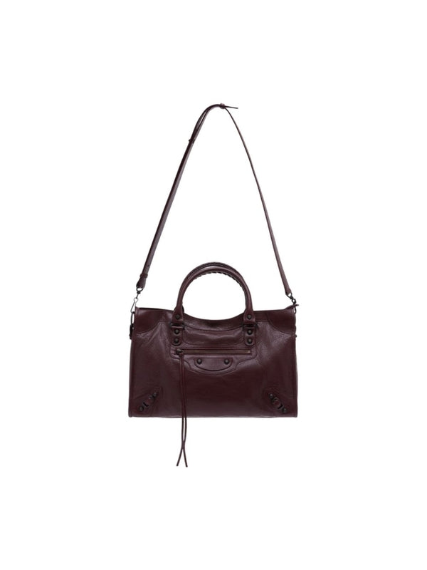 Balenciaga Burgundy Tote Bags