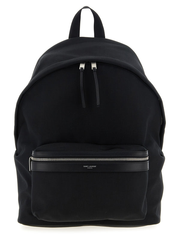Saint Laurent Black Backpacks