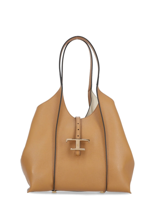 Timeless Leather Medium Tote Bag - Jente