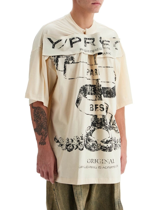 Y/PROJECT - Paris Logo Patch Cotton Short
  Sleeve T-Shirt - Jente