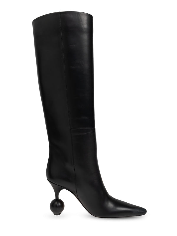 Bijou Leather High Boots