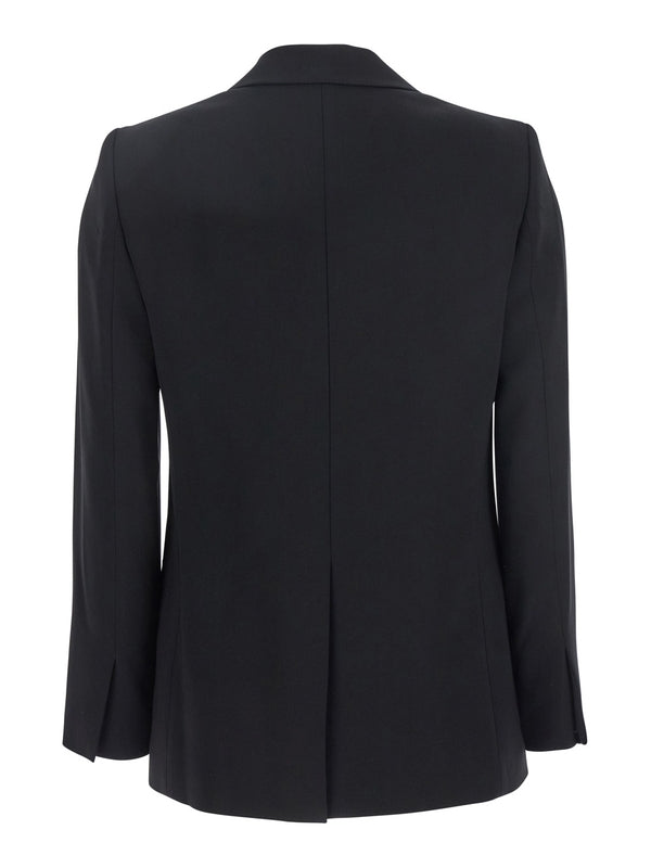 Shoulder Pad Double Breasted Jacket