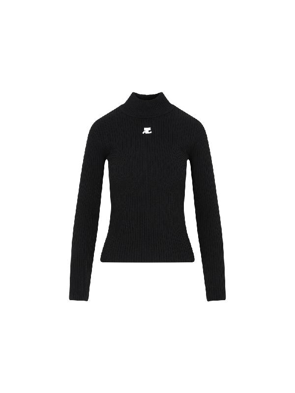 Reedition Logo Patch Rib Knit