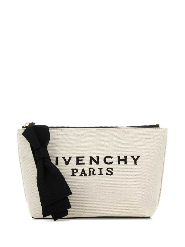 Givenchy White Clutch Bags