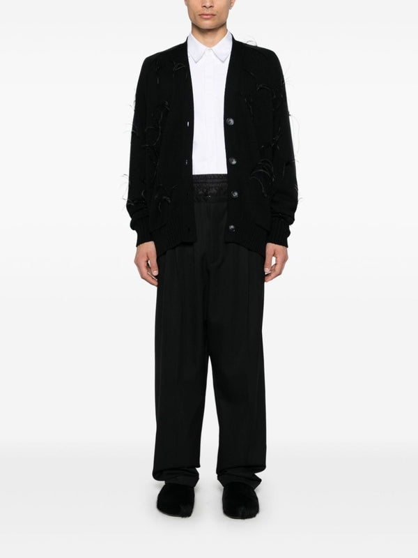 Pleated Banding Wool Pants