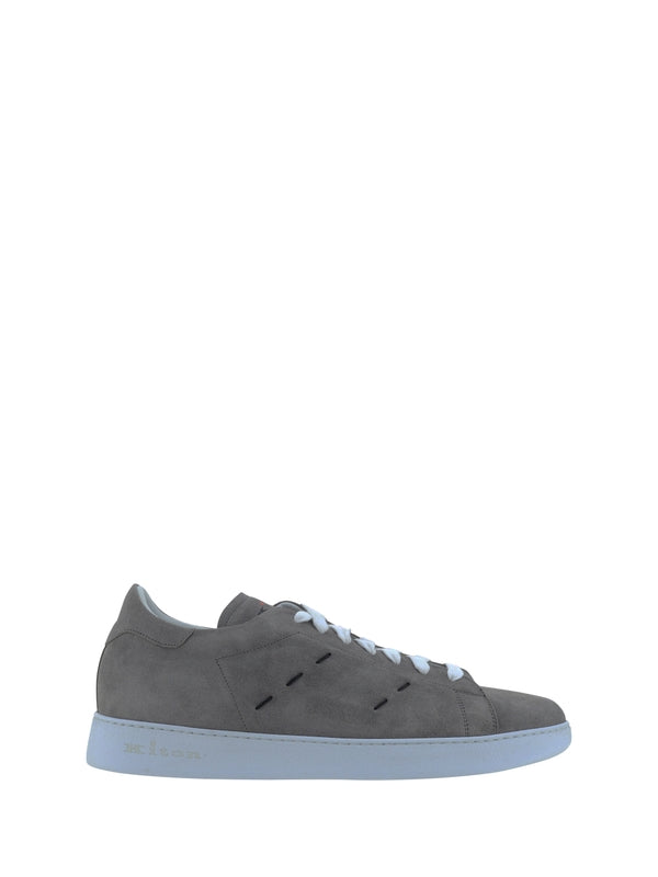 Kiton - Stitch Logo Suede Sneakers - Jente