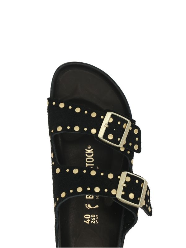 Arizona Rivet Detail Suede Sandals