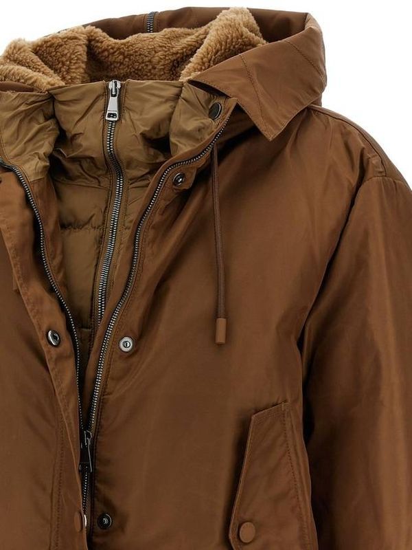 Agora Fleece Hooded Padded Jacket