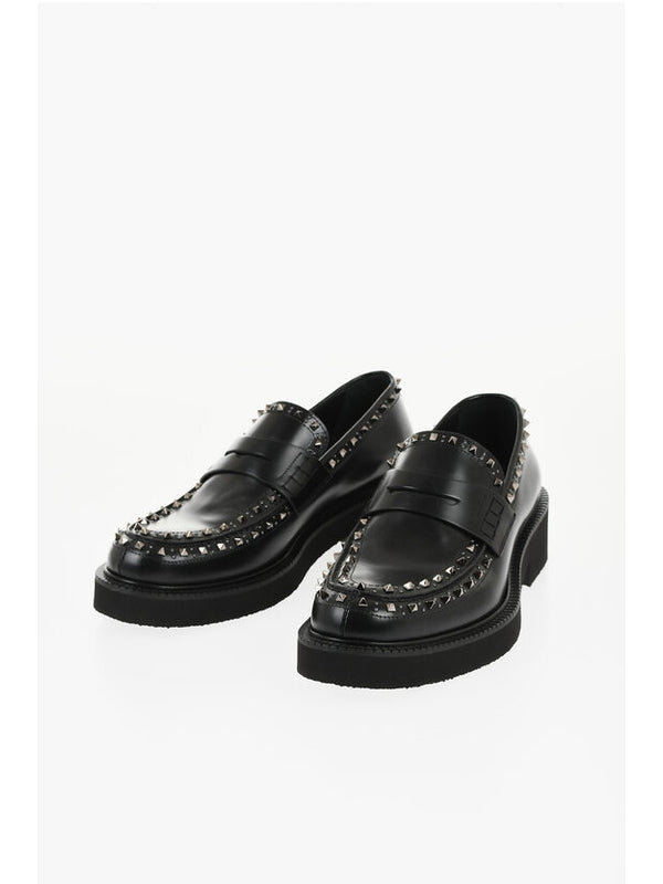 Valentino Black Loafers