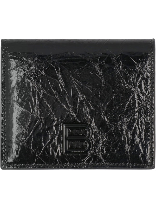 B Icon Leather Wallet