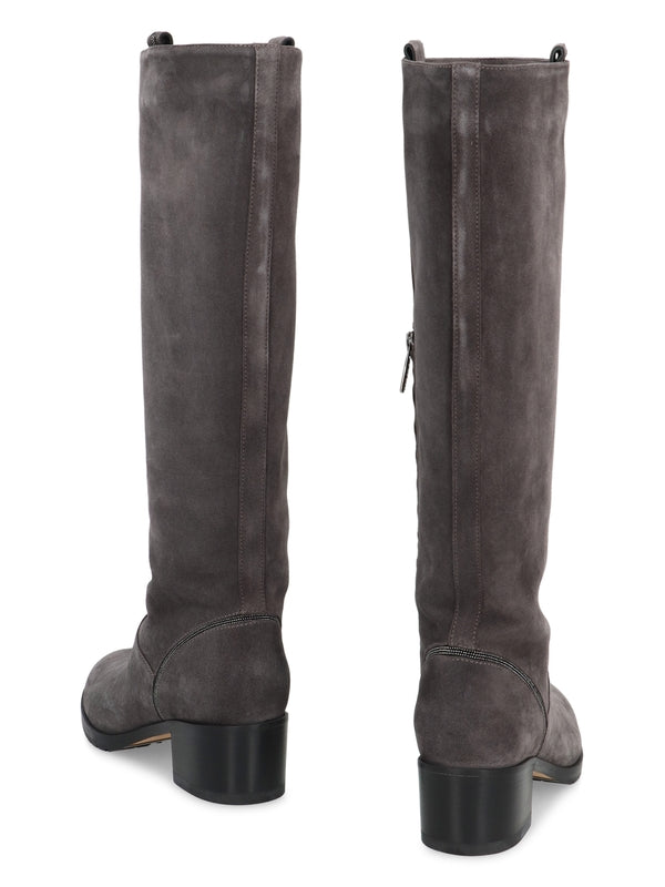 Doucal'S Grey High Boots