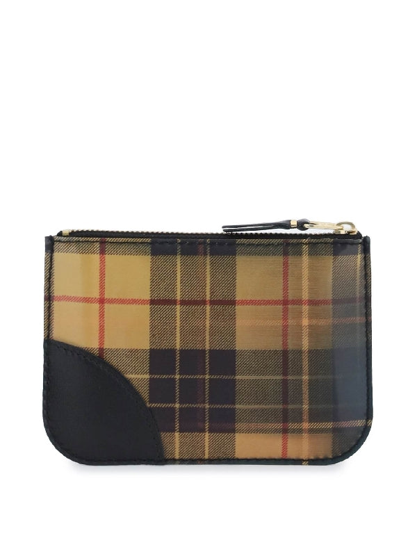 Check Pattern Pouch Wallet - Jente