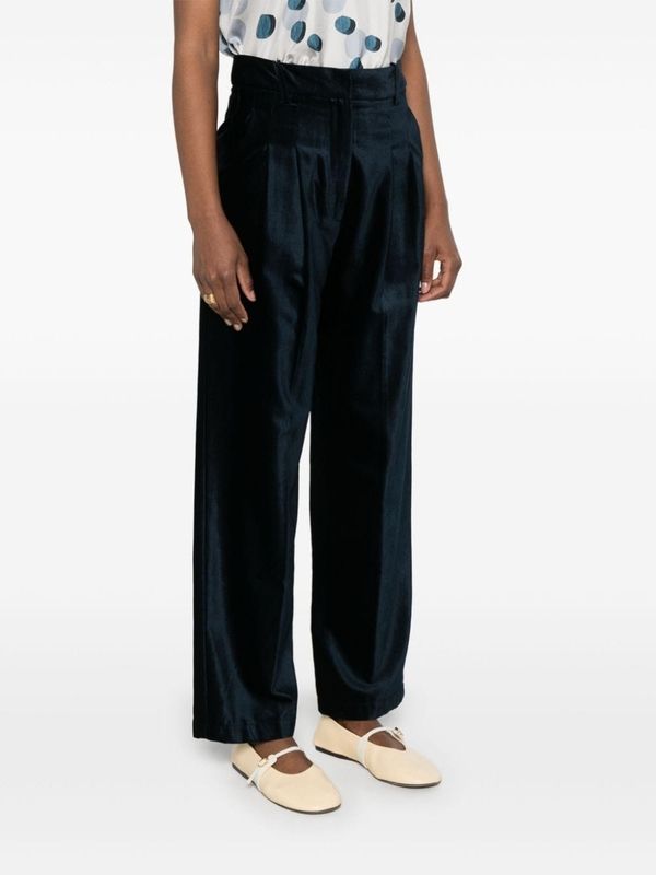 Velvet Tailored Pants