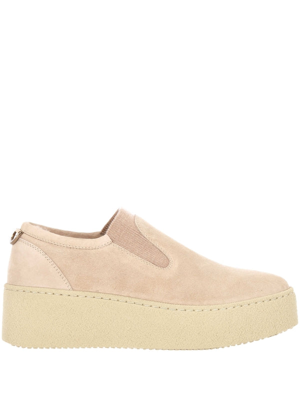 Agnona Beige Low Top Sneakers