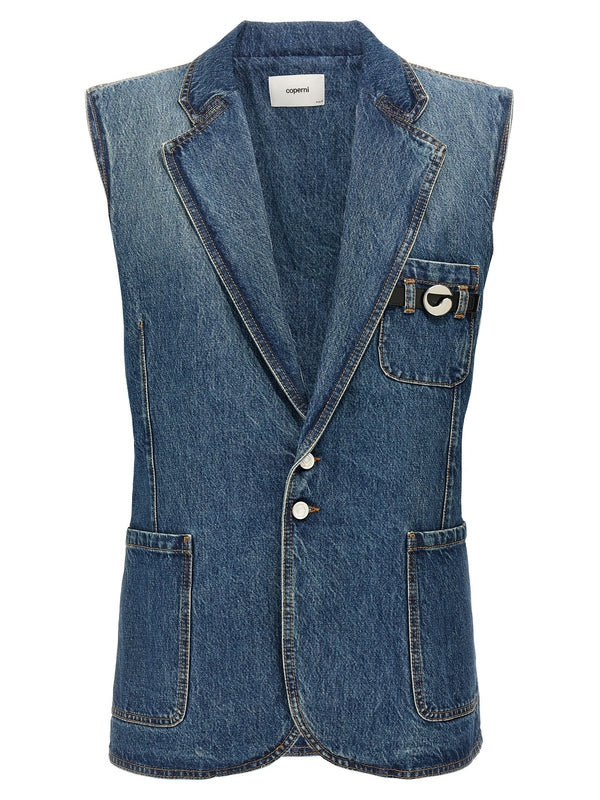 Single Denim
  Vest