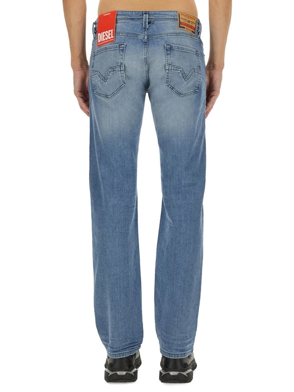 Back Logo Patch Denim Pants