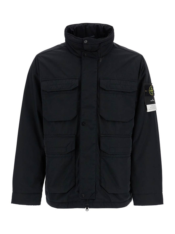 STONE ISLAND - Wappen Patch Multi Pocket Jacket - Jente
