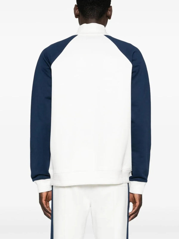 Color Block Panel Half-Zip Sweatshirt