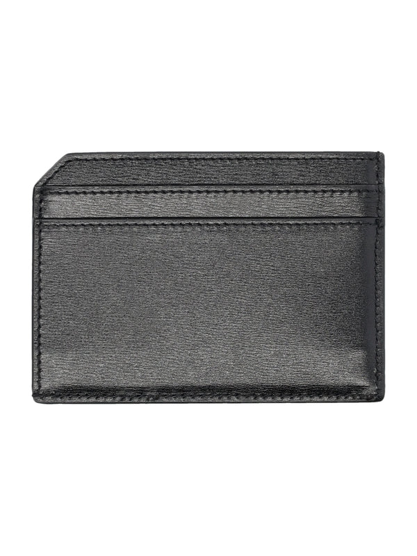 SAINT LAURENT - Cassandra Metal Logo Card Wallet - Jente
