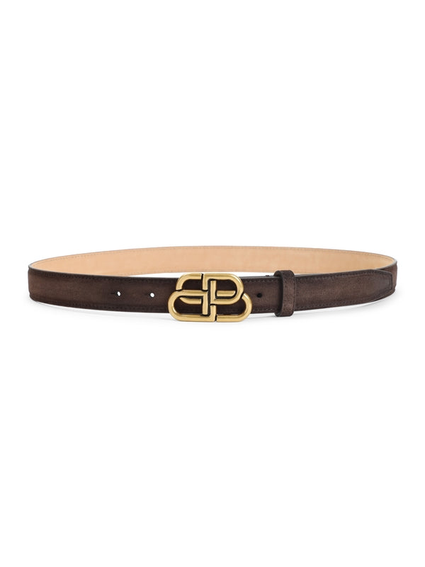 Balenciaga Brown Leather Belts
