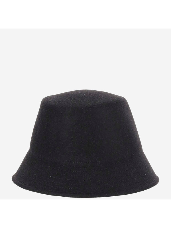 V Logo Wool Bucket Hat