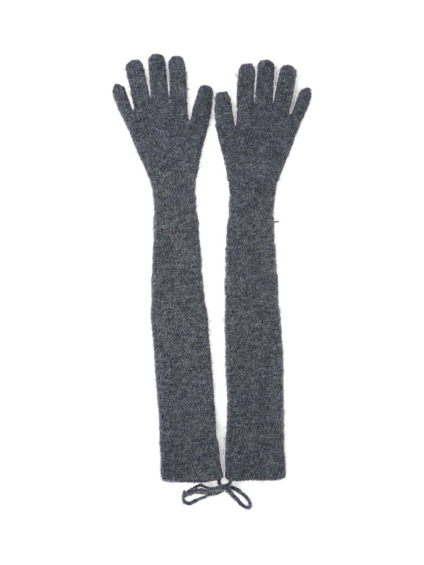 Pan Logo Knit Long Gloves