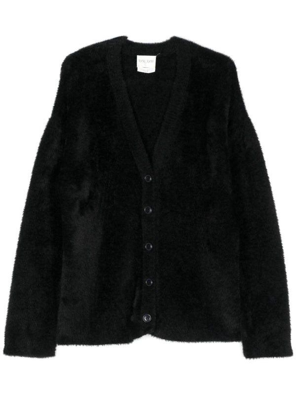 Black V-neck Cardigan