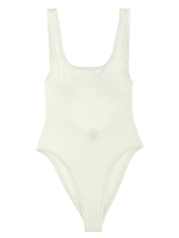 Square Neck
  One-Piece Swimsuit