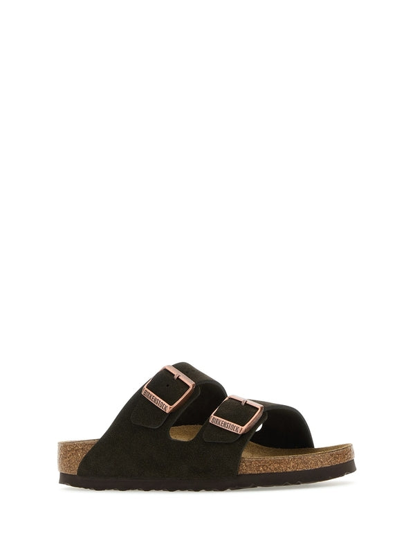 Arizona Buckle Suede Sandals