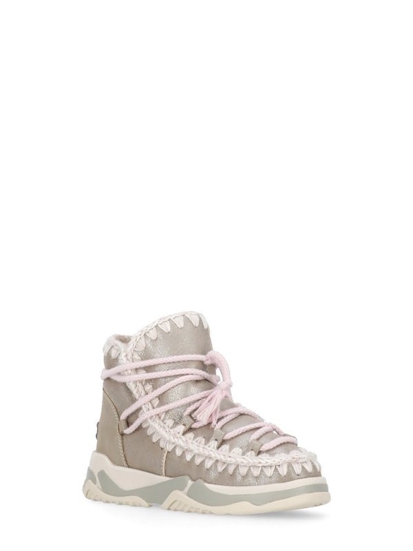 SCOUBIDOO Glitter Lace-Up Boots