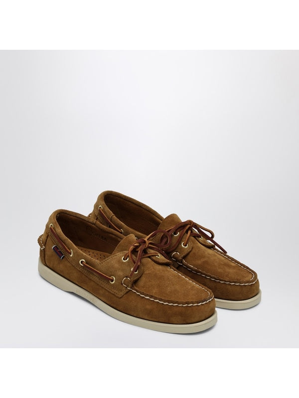 Sebago Beige Boat Shoes