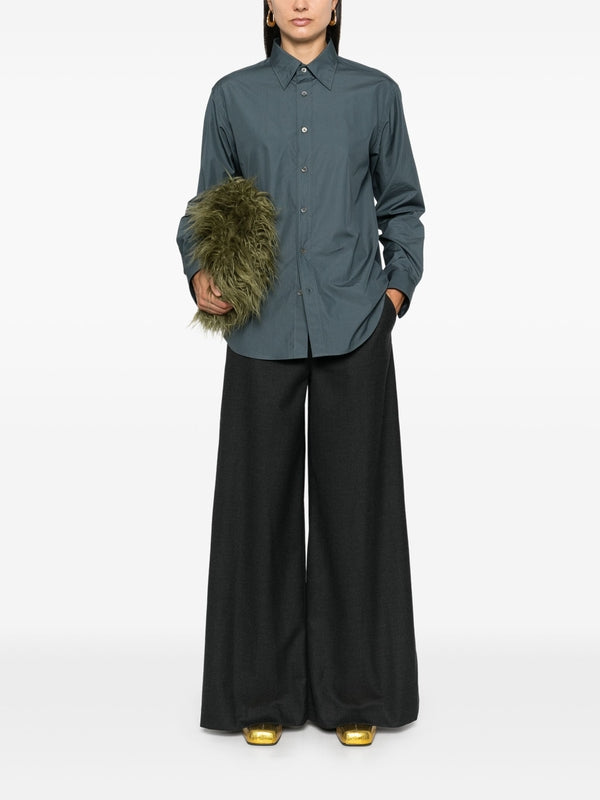 Super Wide Wool Blend Pants