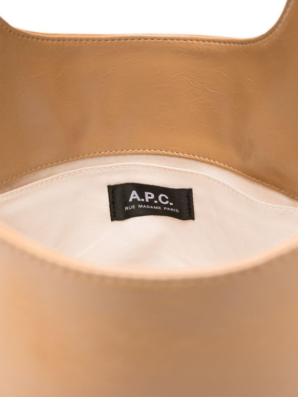 A.P.C. Beige Tote Bag