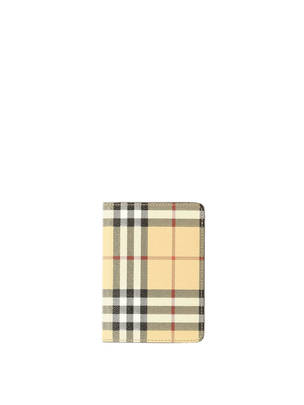 Vintage Check Passport Cardholder