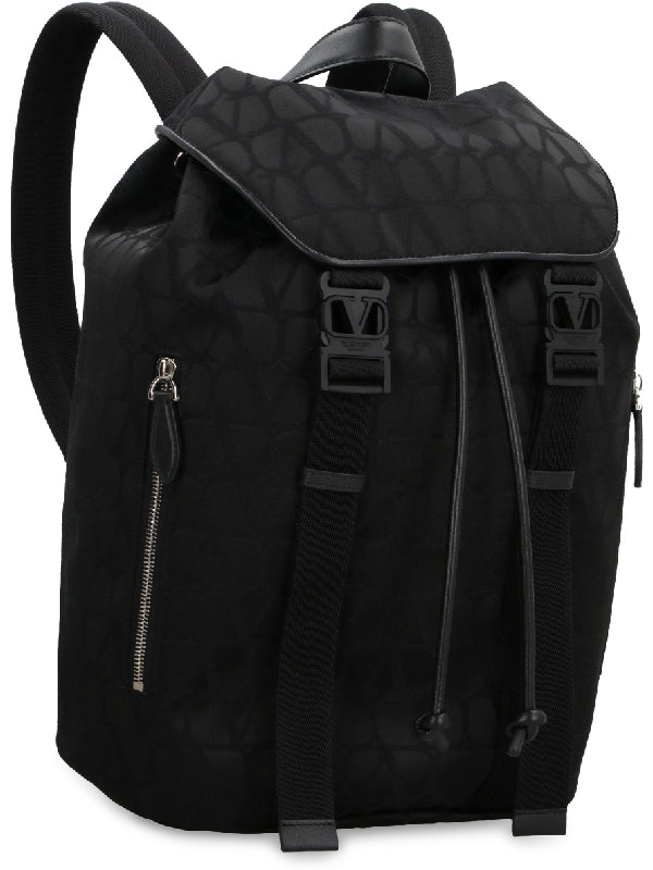 Vlogo Buckle Drawstring Backpack