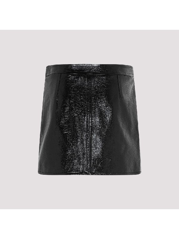Reedition Logo Vinyl Mini Skirt