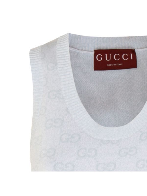 Allover Gg Knit Mini Dress