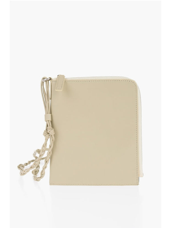 Beige Leather Wallet