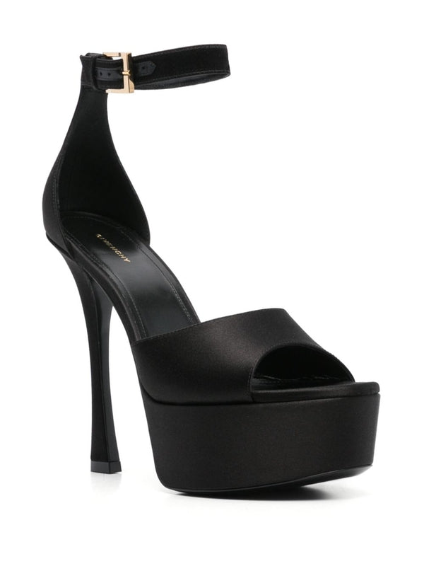 4G Liquid Ankle Strap Platform Sandal Heel