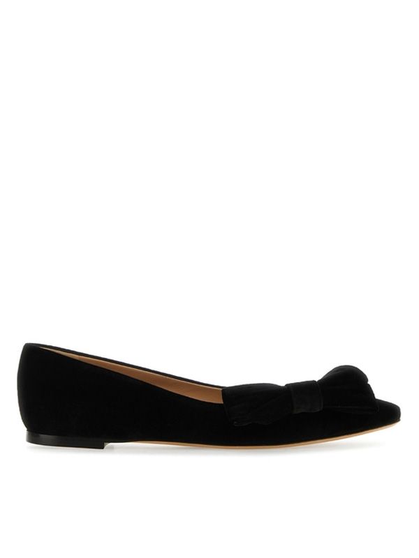Bow
  Detail Ballerina Flat Shoes