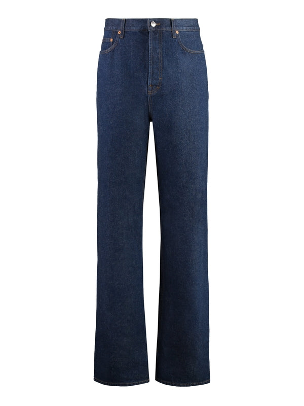 GUCCI - Back Logo Patch Denim Pants - Jente